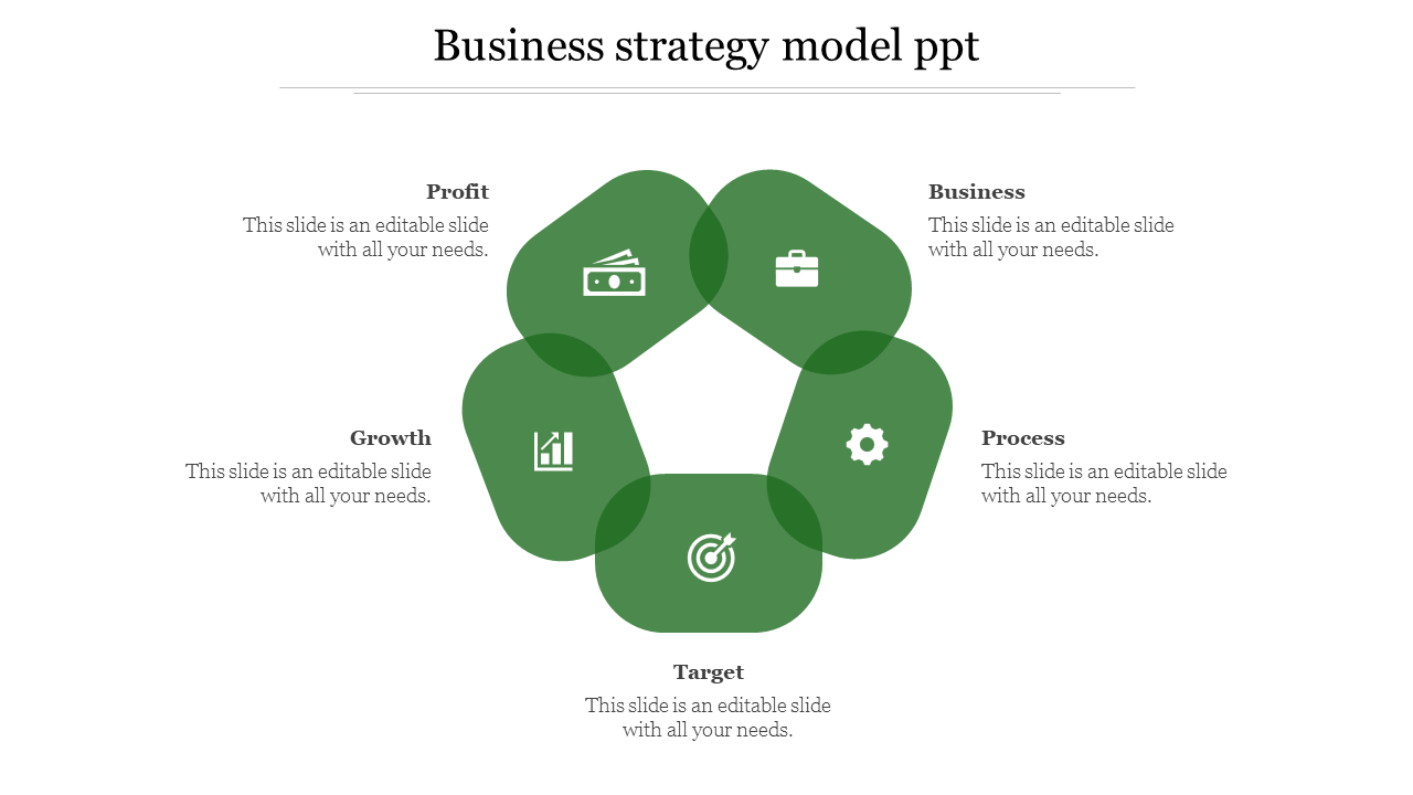 Free - Well-Designed Business Strategy Model PPT Slide Design